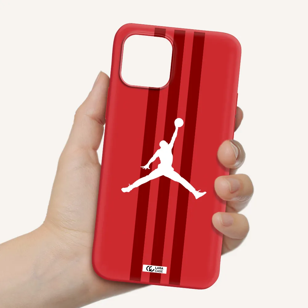 Jordan Icon Apple iPhone 12 mini Silicone Imperial Red Case