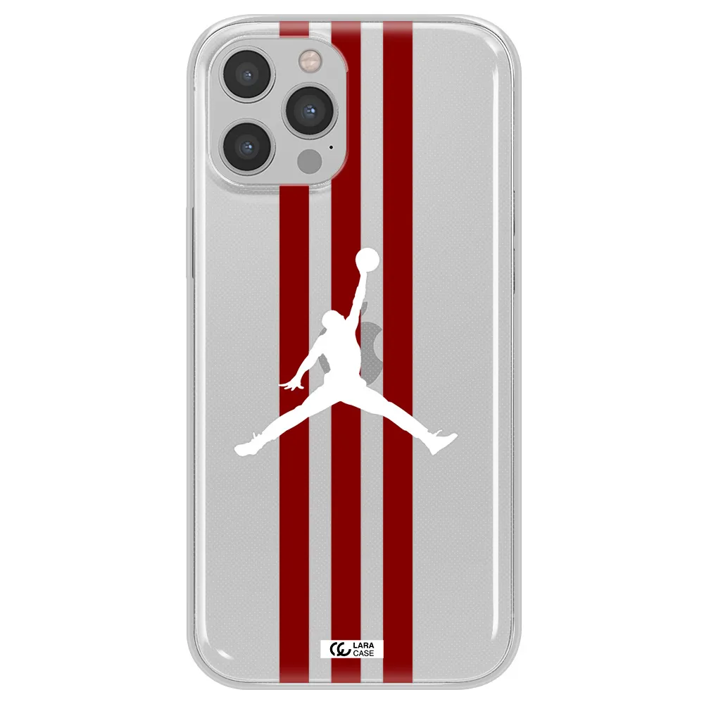 Jordan Icon Apple iPhone 12 pro max Clear TPU Case