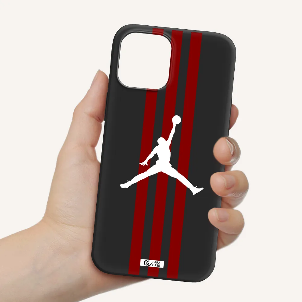 Jordan Icon Apple iPhone 12 pro max Silicone black Case