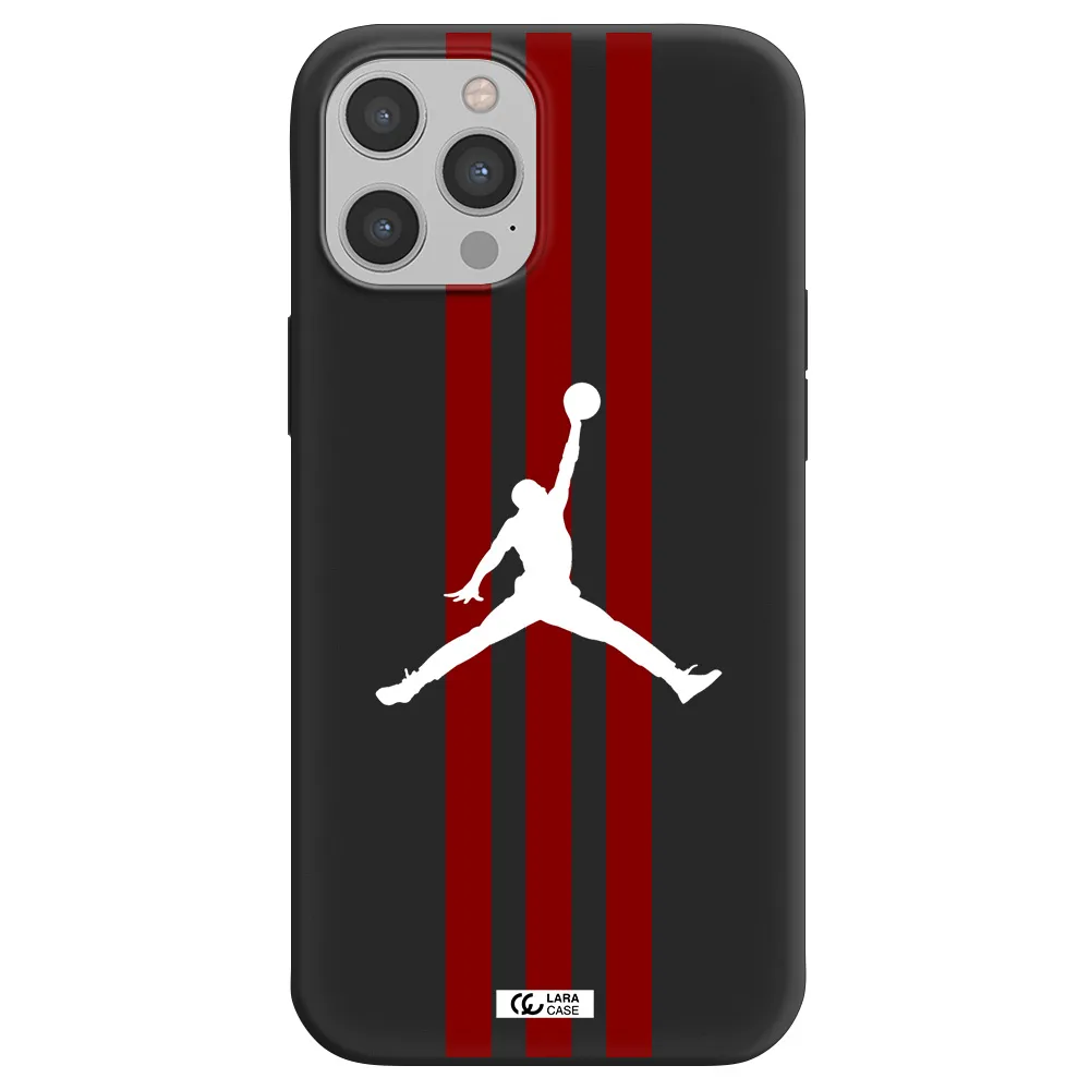 Jordan Icon Apple iPhone 12 pro Silicone black Case