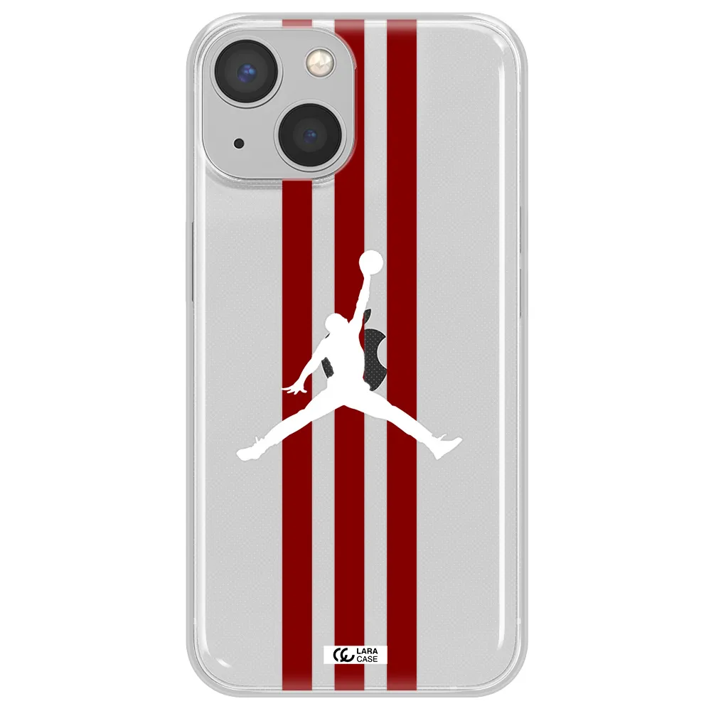 Jordan Icon Apple iPhone 13 Clear TPU Case