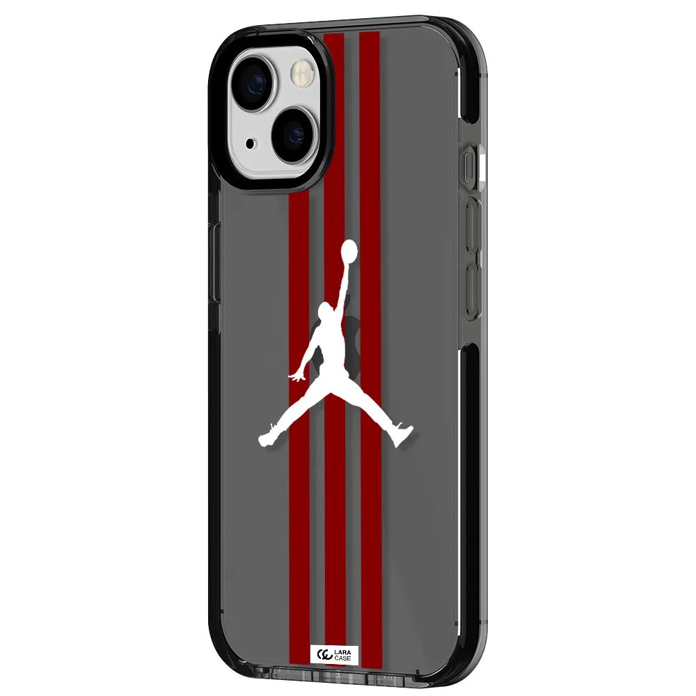Jordan Icon Apple iPhone 13 impact Smoke Black Case