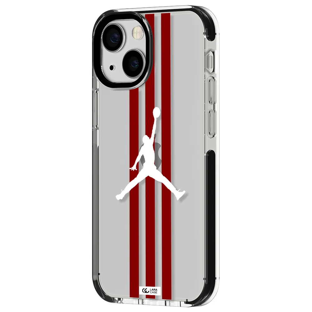 Jordan Icon Apple iPhone 13 mini impact black border Case