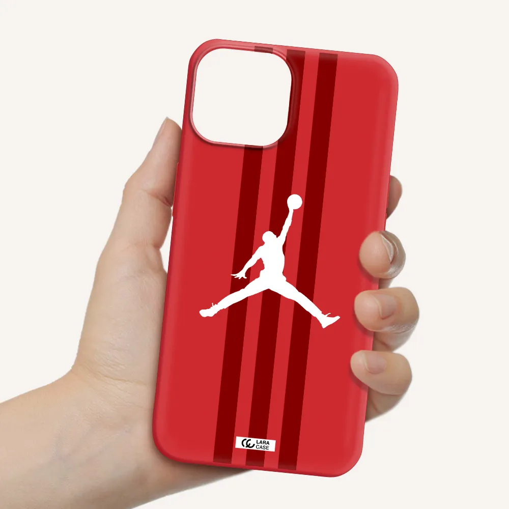 Jordan Icon Apple iPhone 13 mini Silicone Imperial Red Case