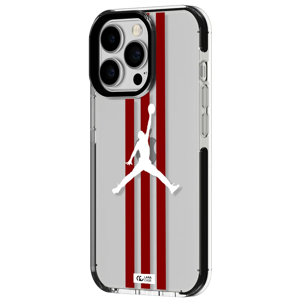 Jordan Icon Apple iPhone 13 Pro impact black border Case