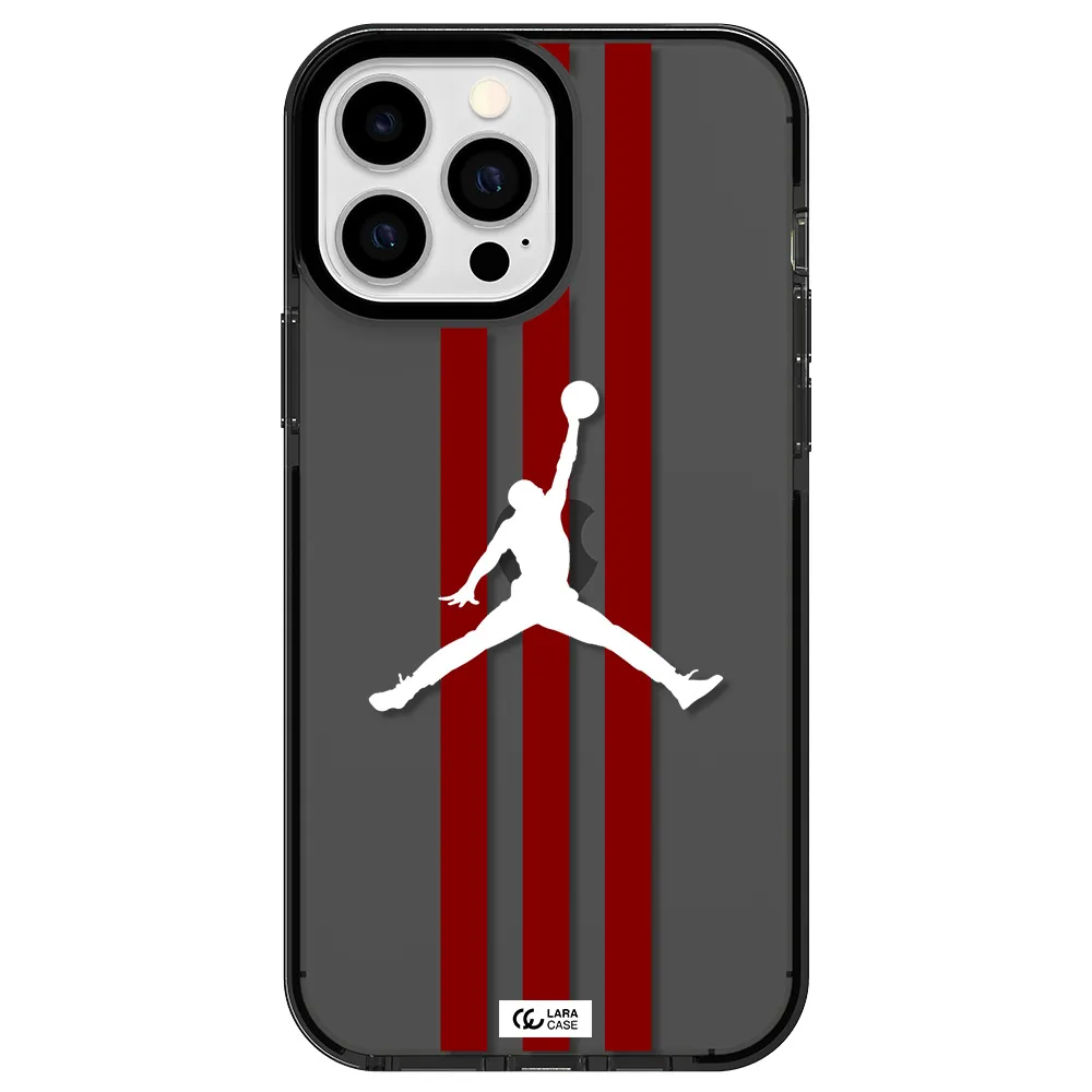 Jordan Icon Apple iPhone 13 Pro Max impact Smoke Black Case