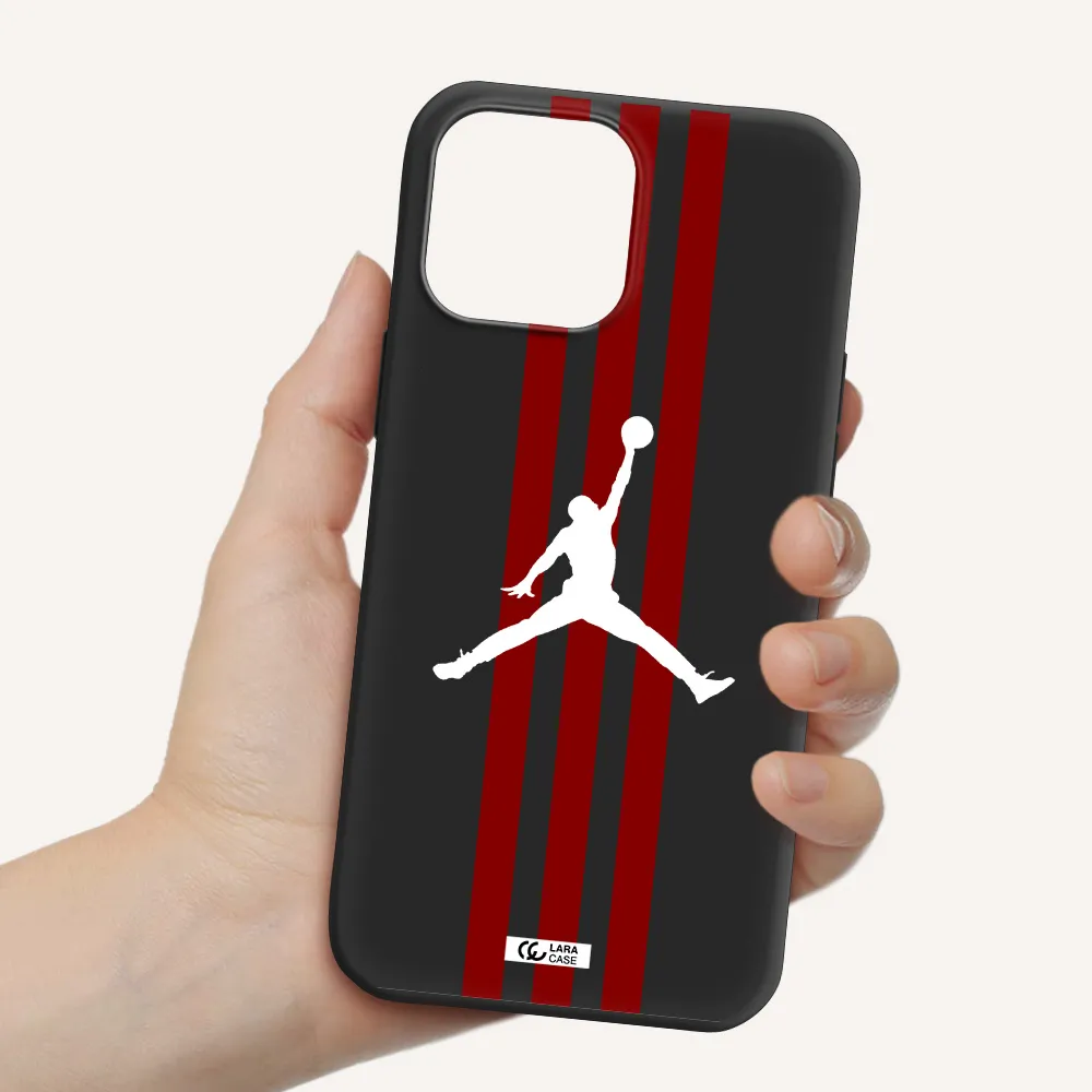 Jordan Icon Apple iPhone 13 Pro Max Silicone black Case
