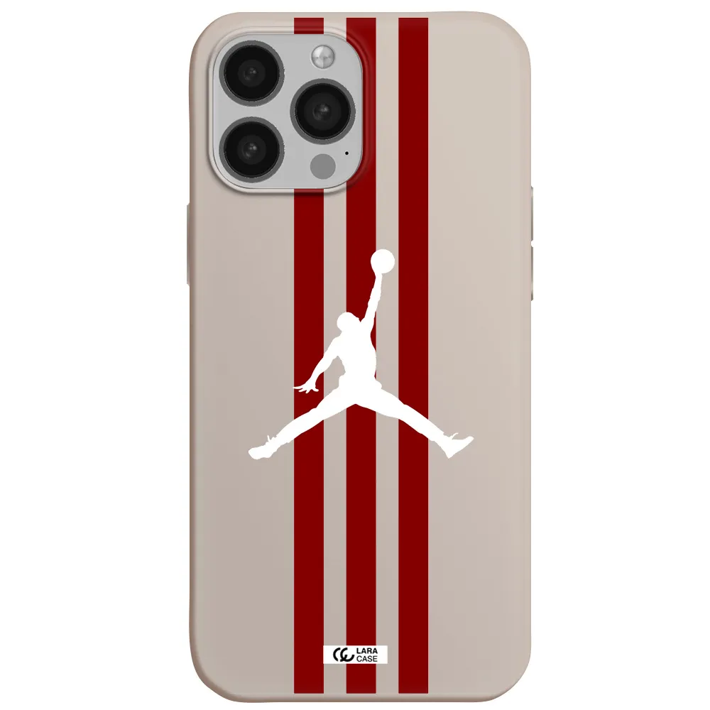 Jordan Icon Apple iPhone 13 Pro Max Silicone Stone Case