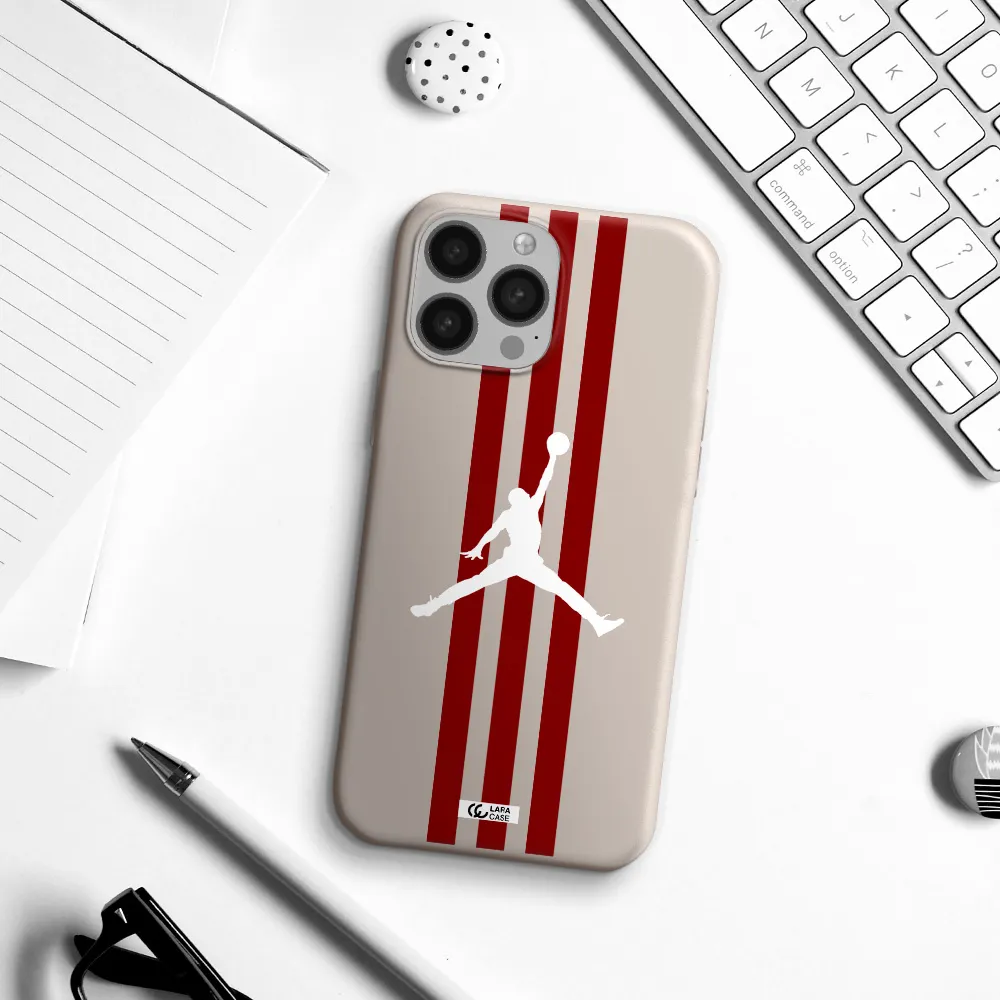 Jordan Icon Apple iPhone 13 Pro Max Silicone Stone Case