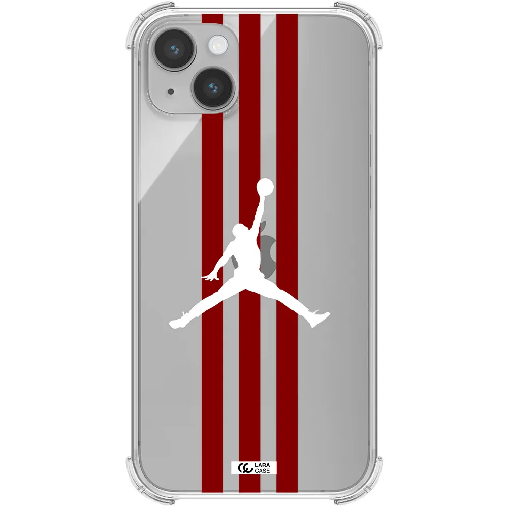 Jordan Icon Apple iPhone 14 Clear PC Case
