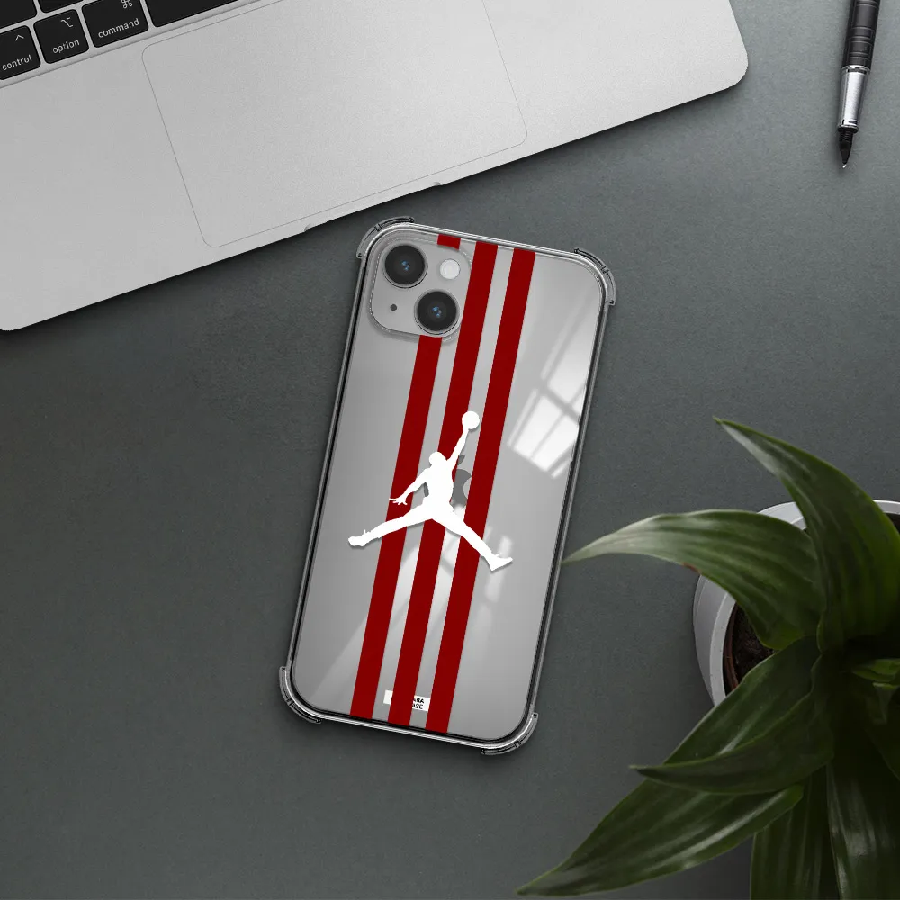 Jordan Icon Apple iPhone 14 Clear PC Case