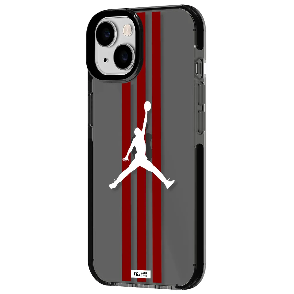 Jordan Icon Apple iPhone 14 impact Smoke Black Case
