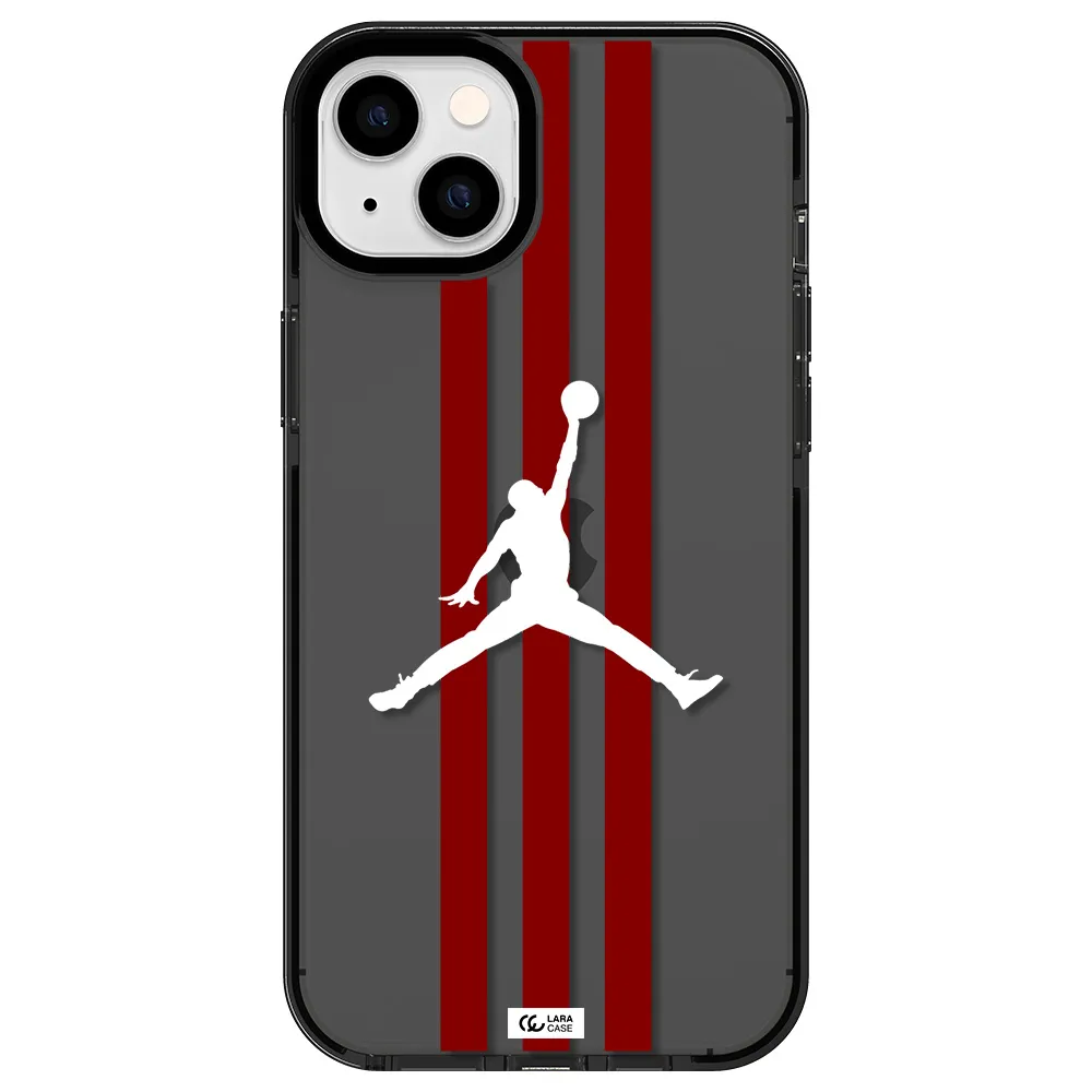 Jordan Icon Apple iPhone 14 plus impact Smoke Black Case