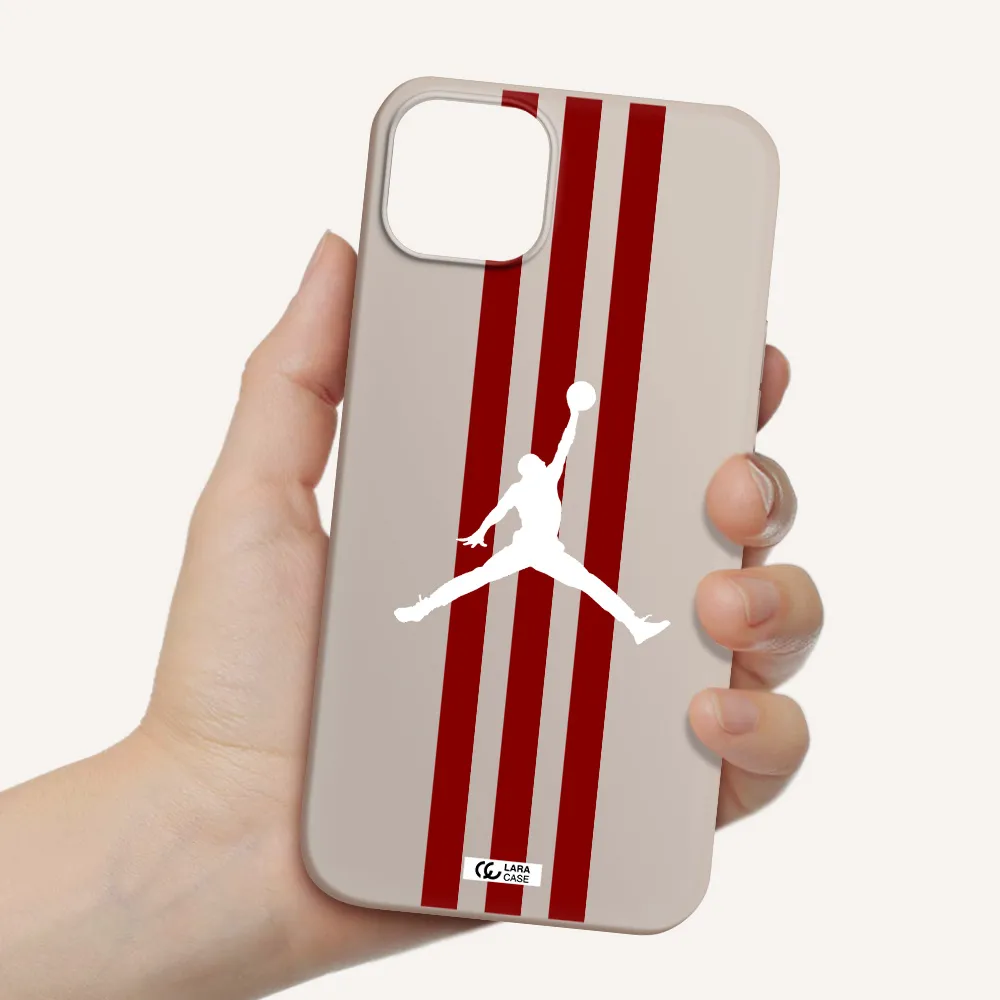 Jordan Icon Apple iPhone 14 plus Silicone Stone Case