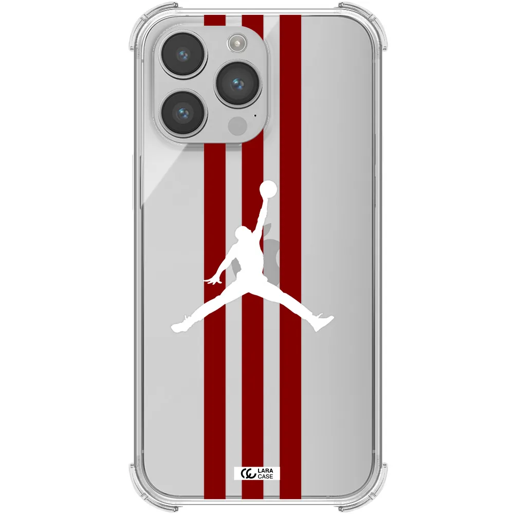 Jordan Icon Apple iPhone 14 pro Clear PC Case