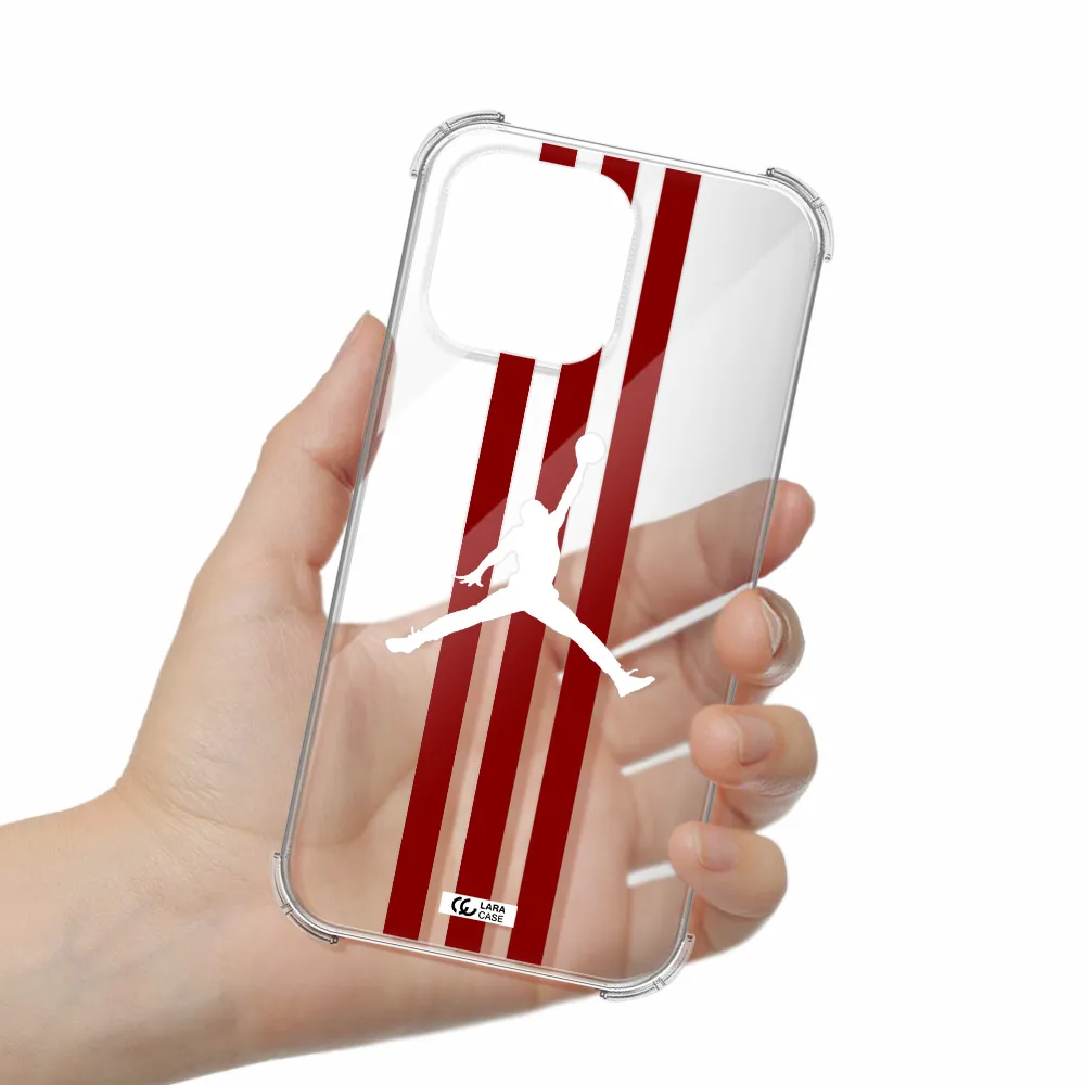 Jordan Icon Apple iPhone 14 pro Clear PC Case
