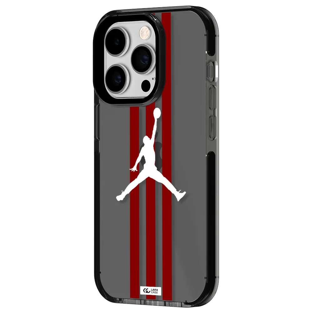 Jordan Icon Apple iPhone 14 pro impact Smoke Black Case