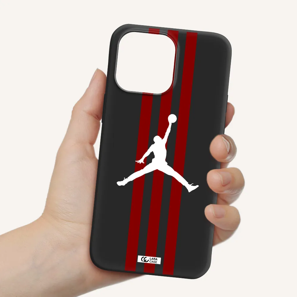 Jordan Icon Apple iPhone 14 pro max Silicone black Case