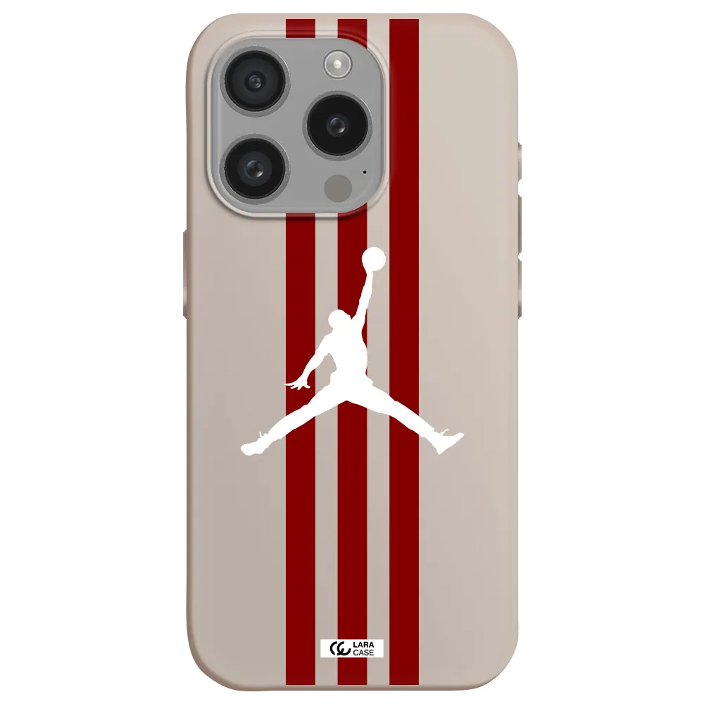 Jordan Icon Apple Iphone 15 Pro Silicone Stone Case