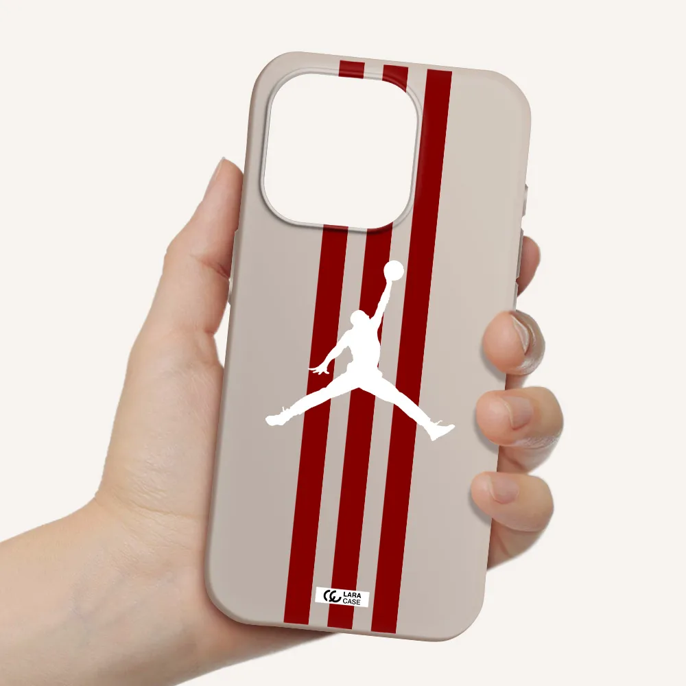 Jordan Icon Apple Iphone 15 Pro Silicone Stone Case