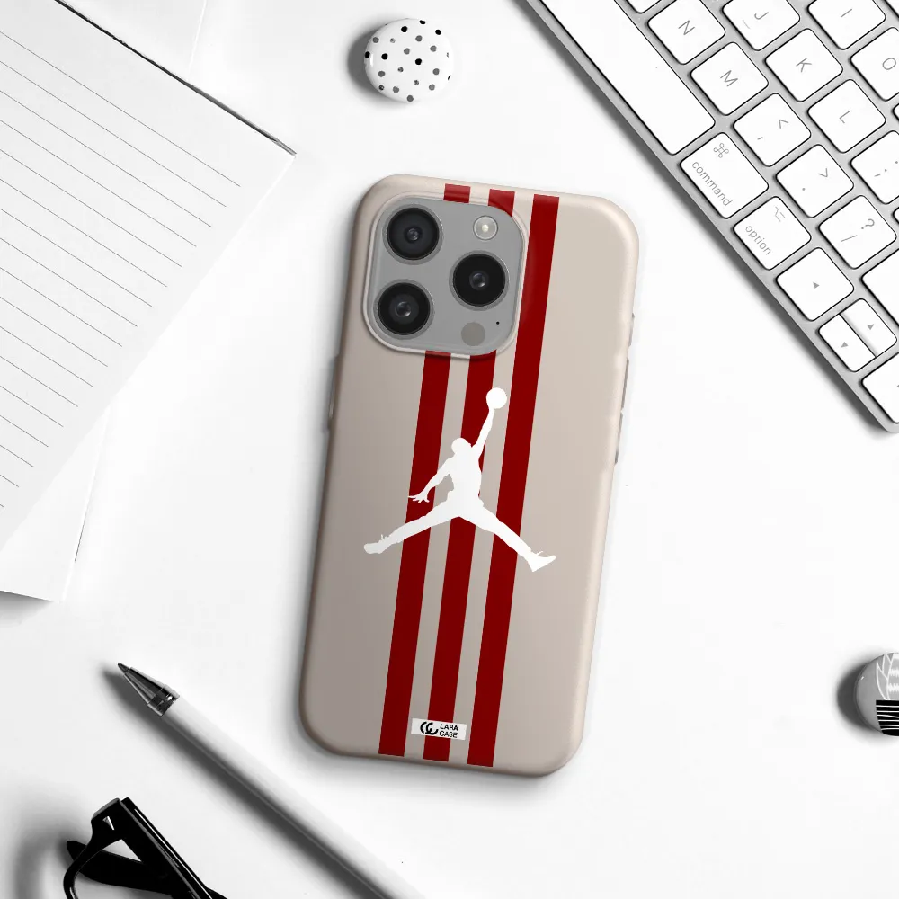 Jordan Icon Apple Iphone 15 Pro Silicone Stone Case