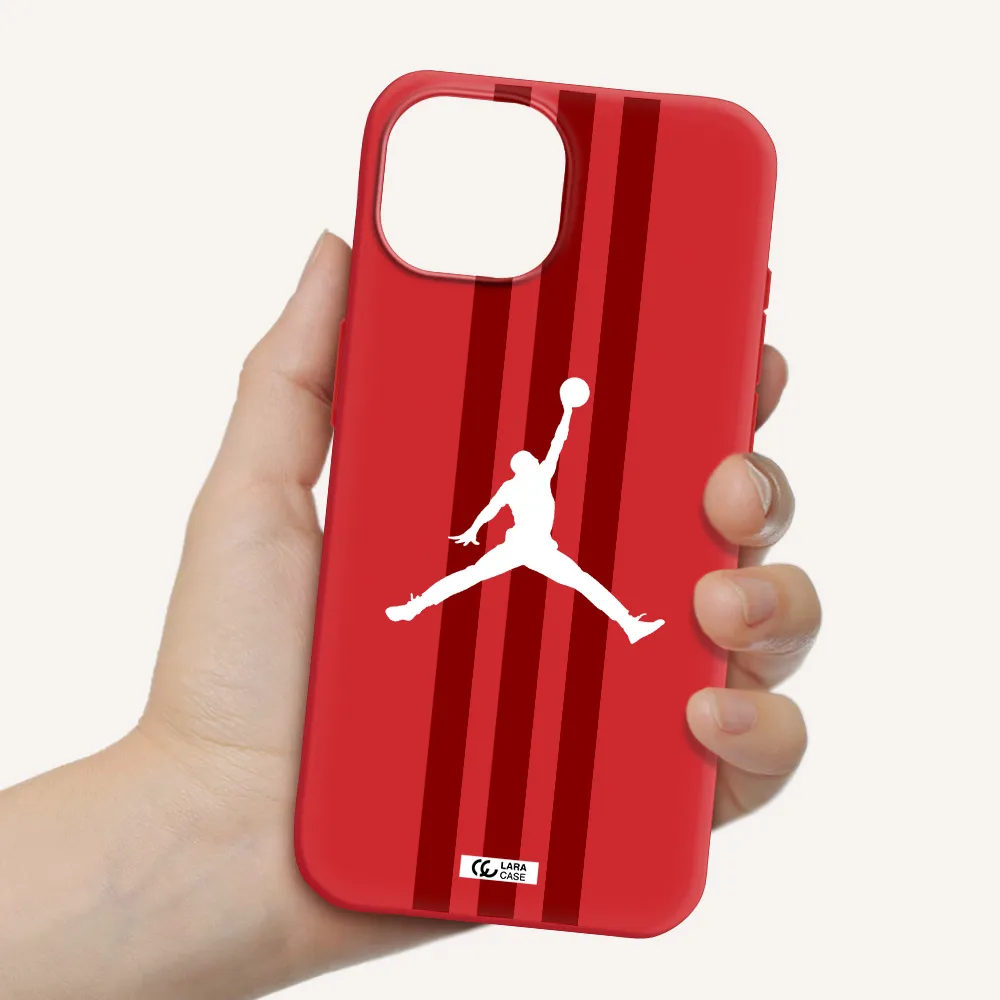 Jordan Icon Apple Iphone 15 Silicone Imperial Red Case