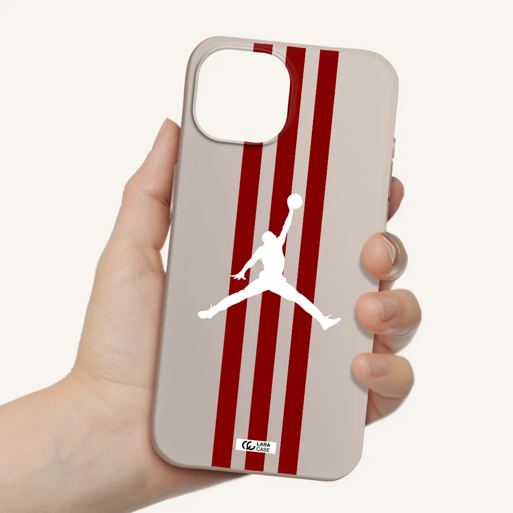 Jordan Icon Apple iPhone 15 Silicone Stone Case