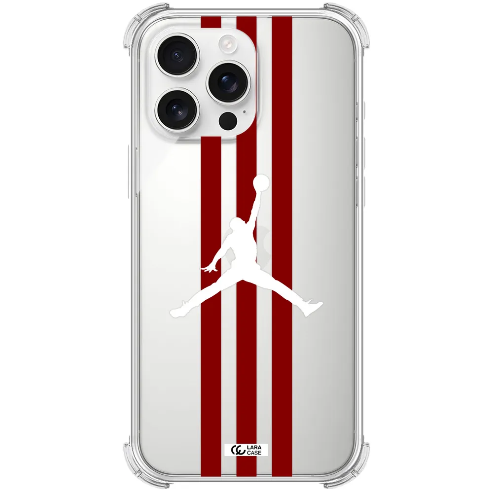 Jordan Icon Apple Iphone 16 Pro Max Clear Pc Case