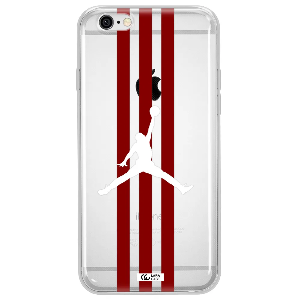 Jordan Icon Apple iPhone 6 Clear TPU Case