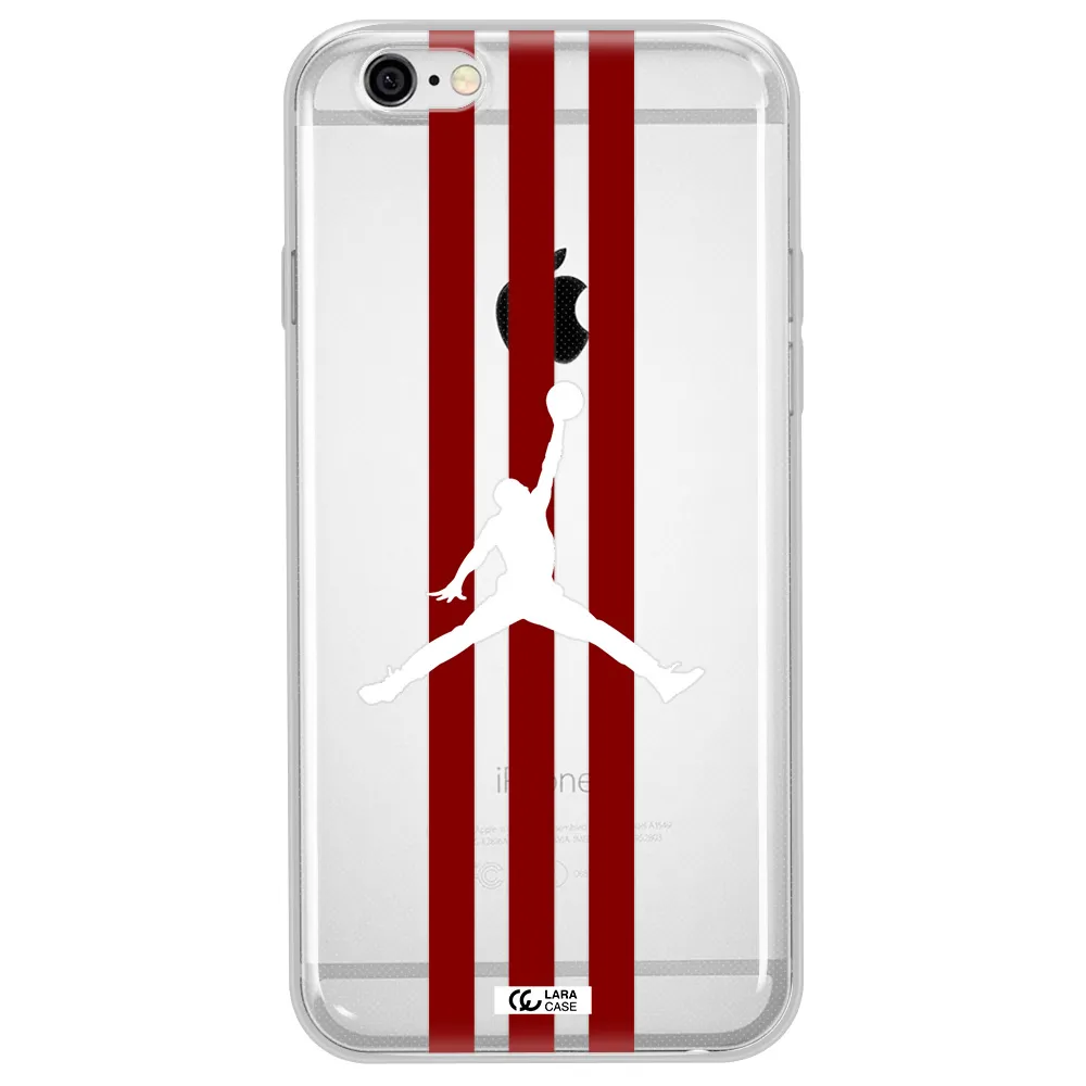 Jordan Icon Apple iPhone 6 plus Clear TPU Case