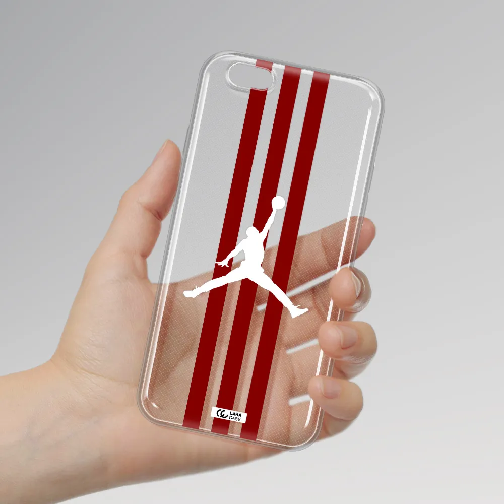 Jordan Icon Apple iPhone 6 plus Clear TPU Case
