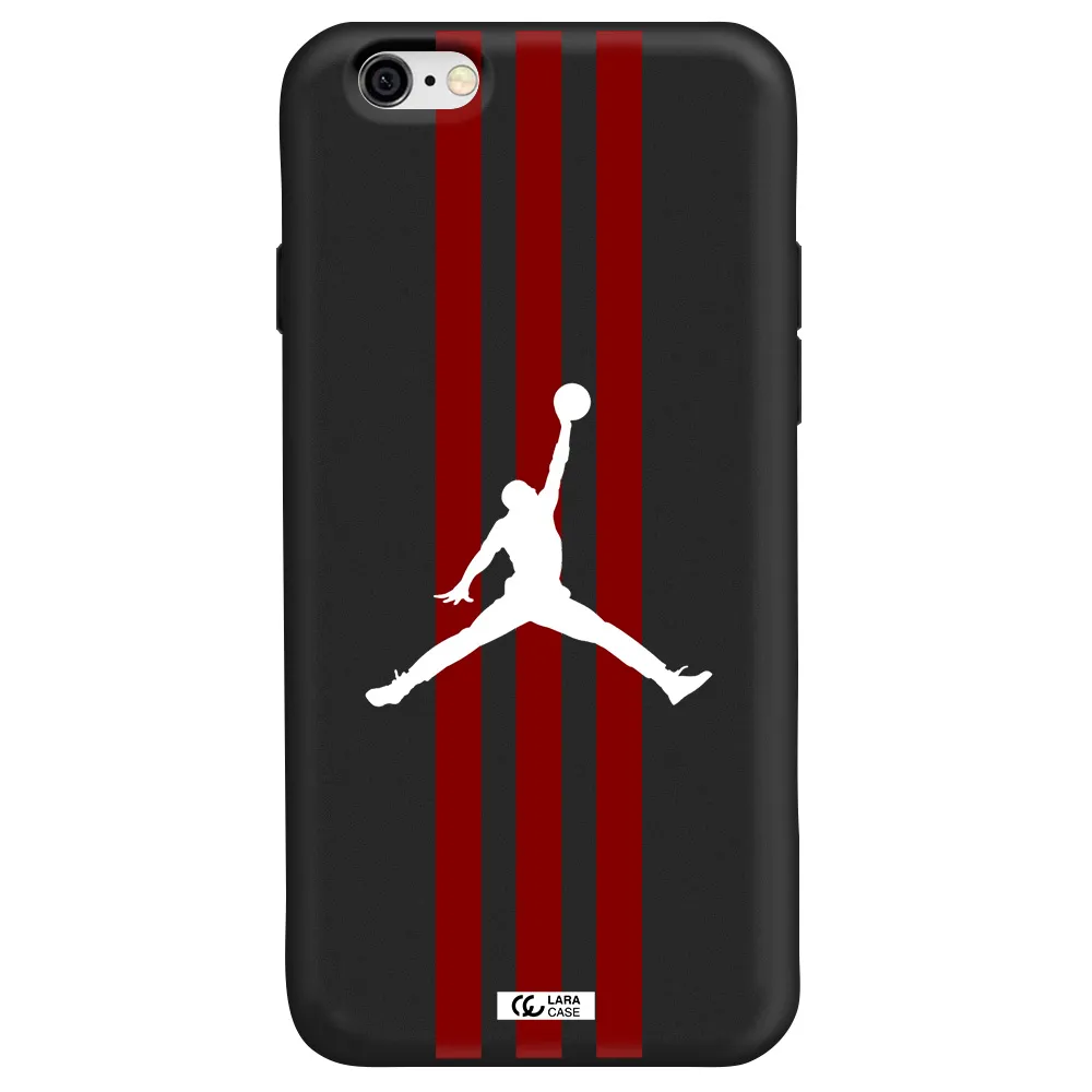 Jordan Icon Apple iPhone 6 Silicone black Case