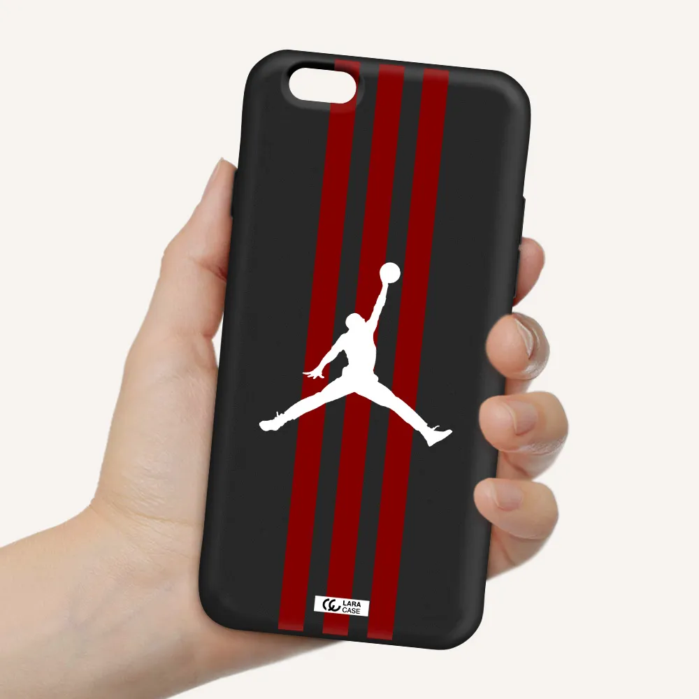 Jordan Icon Apple iPhone 6 Silicone black Case