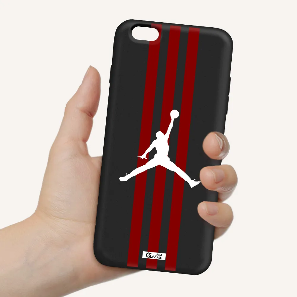 Jordan Icon Apple iPhone 6S Silicone black Case