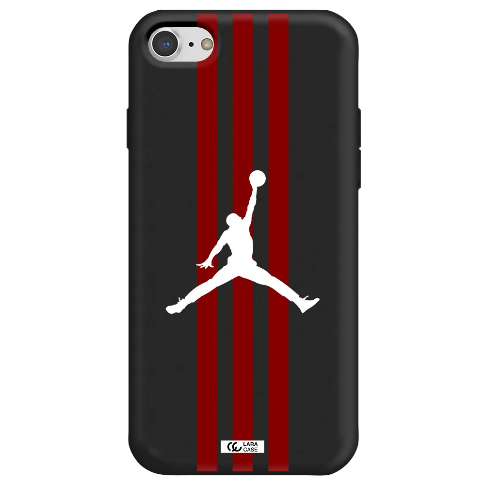 Jordan Icon Apple iPhone 7 Silicone black Case