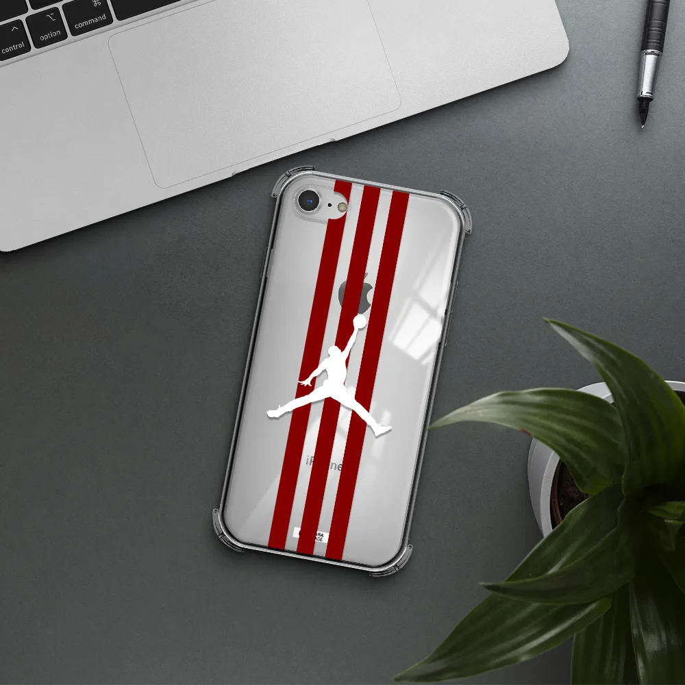 Jordan Icon Apple iPhone 8 Clear PC Case