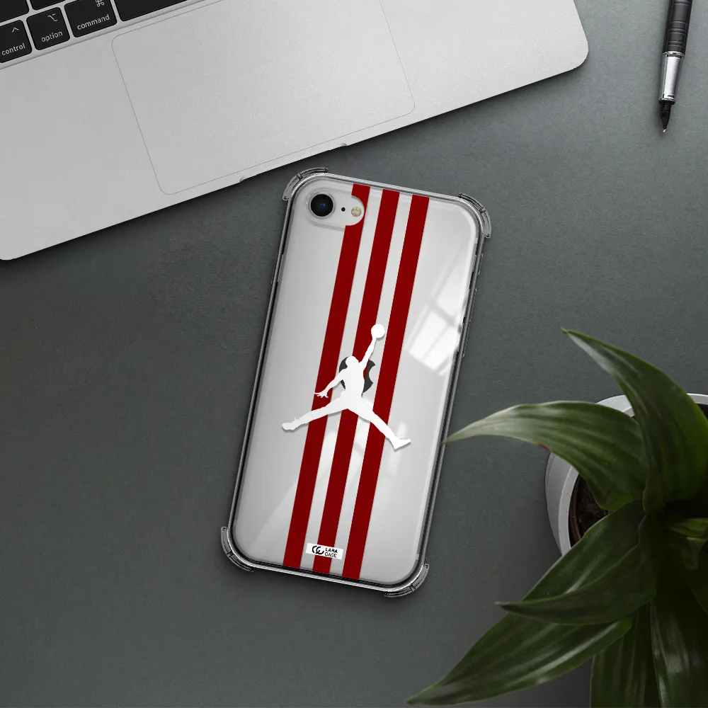Jordan Icon Apple iPhone se 2020 Clear PC Case