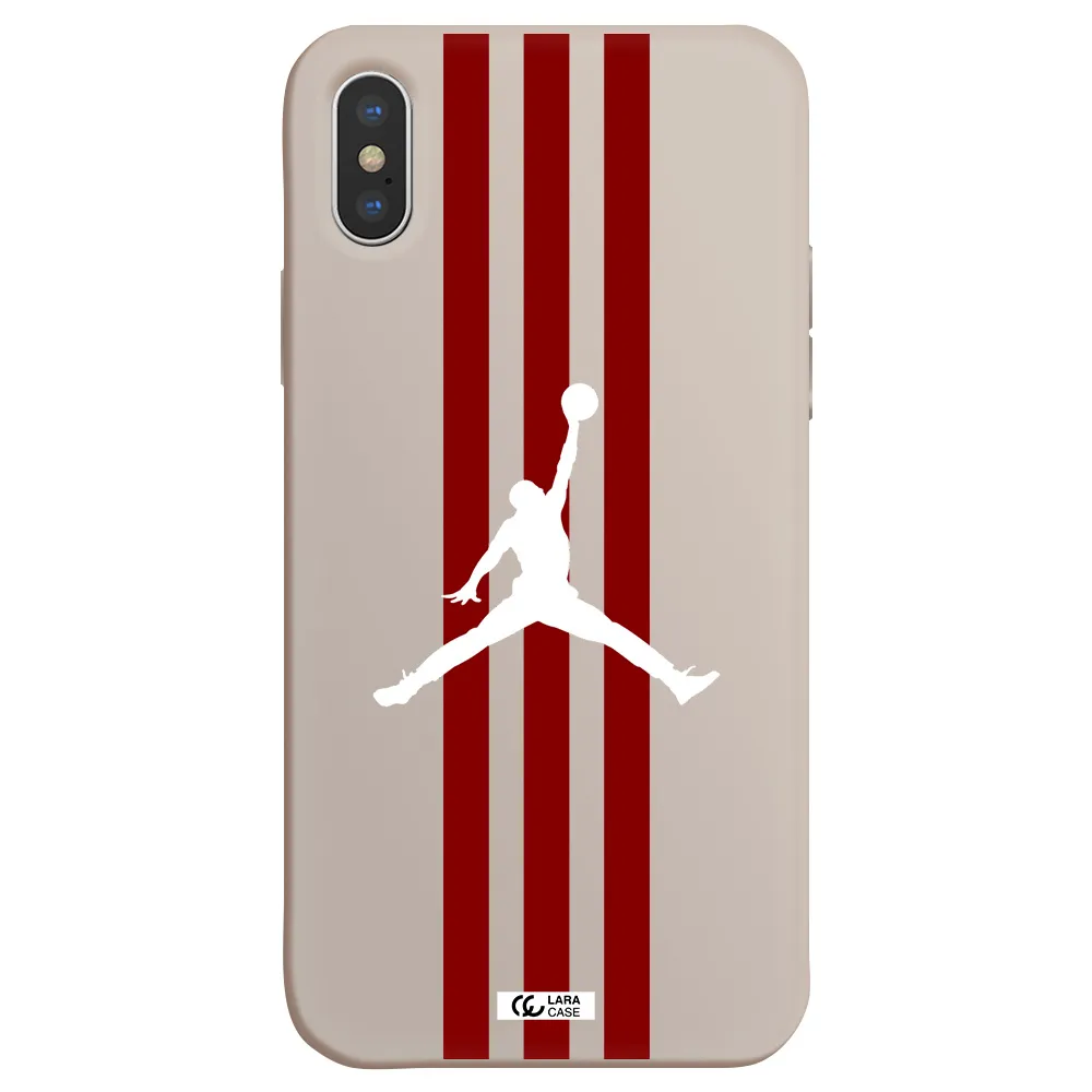 Jordan Icon Apple iPhone X Silicone Stone Case