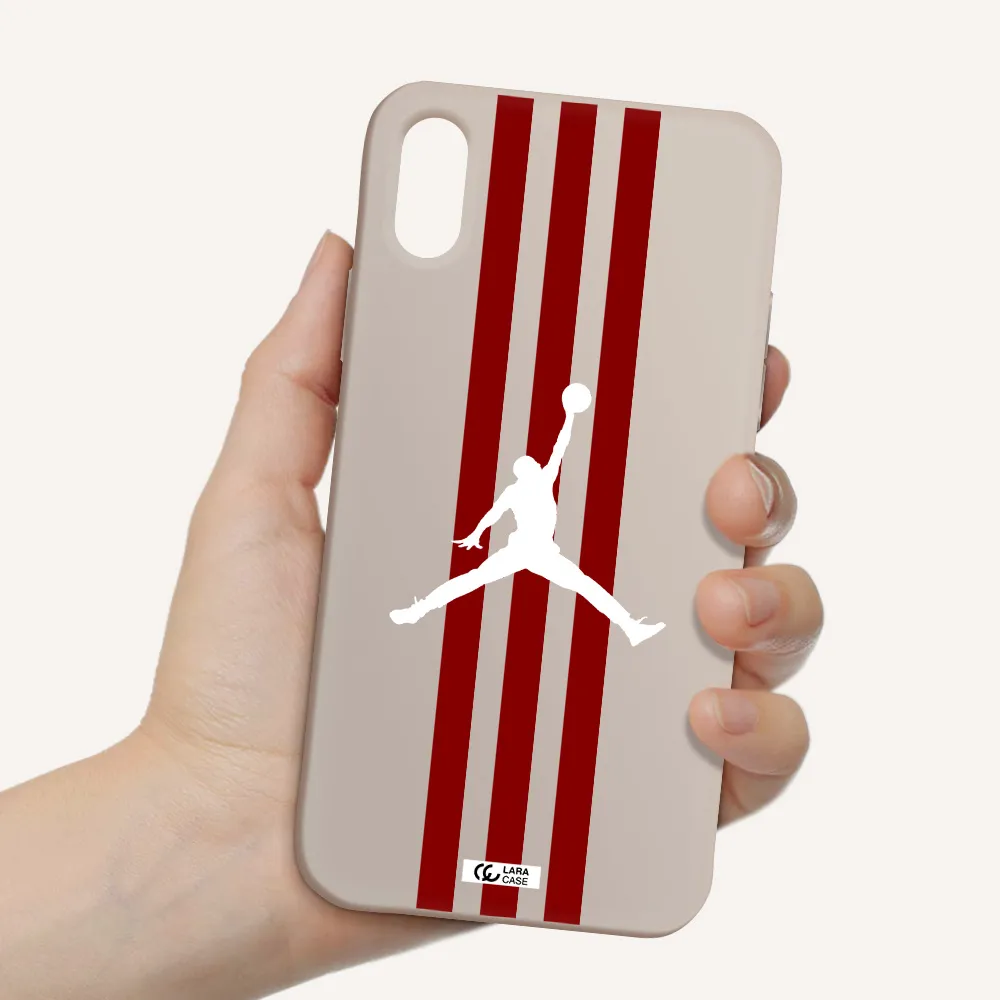 Jordan Icon Apple iPhone X Silicone Stone Case