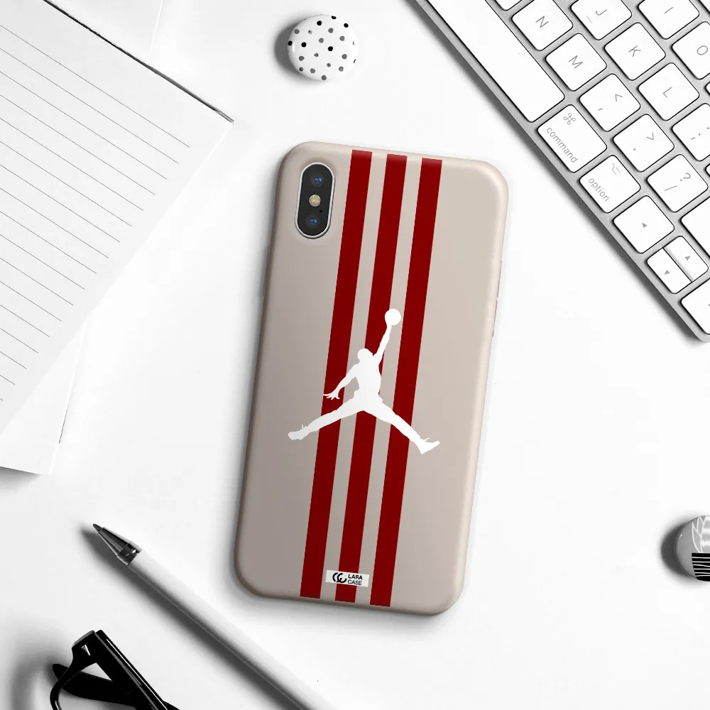 Jordan Icon Apple iPhone X Silicone Stone Case