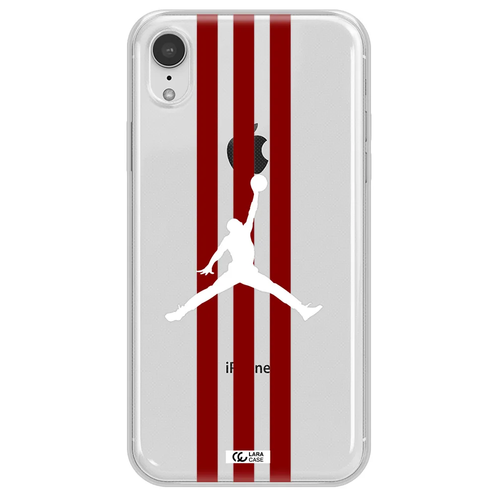 Jordan Icon Apple iPhone XR Clear TPU Case