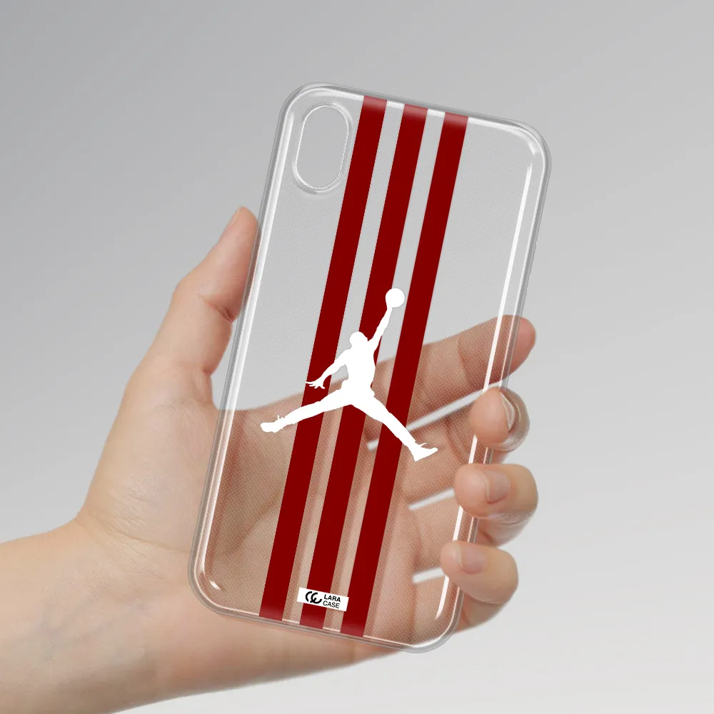 Jordan Icon Apple iPhone XR Clear TPU Case