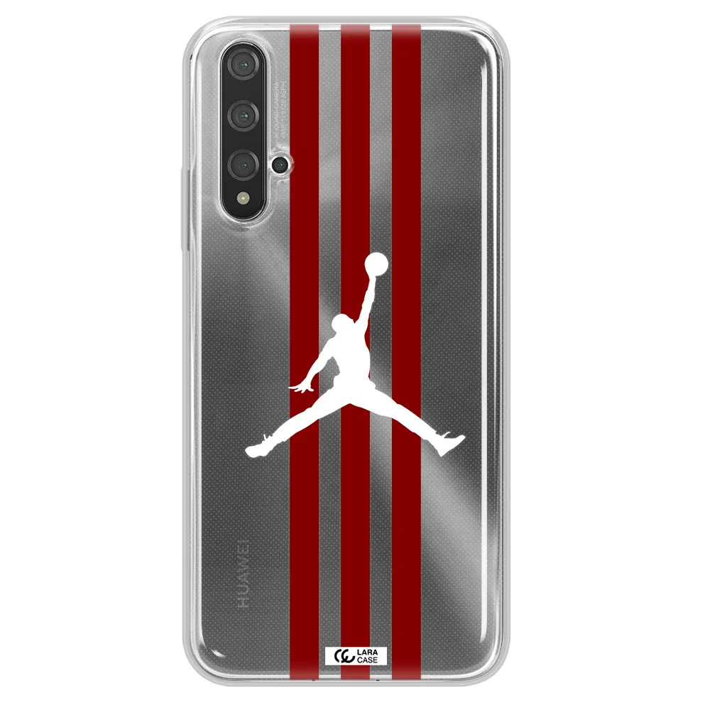 Jordan Icon Huawei Nova 5t Clear TPU Case