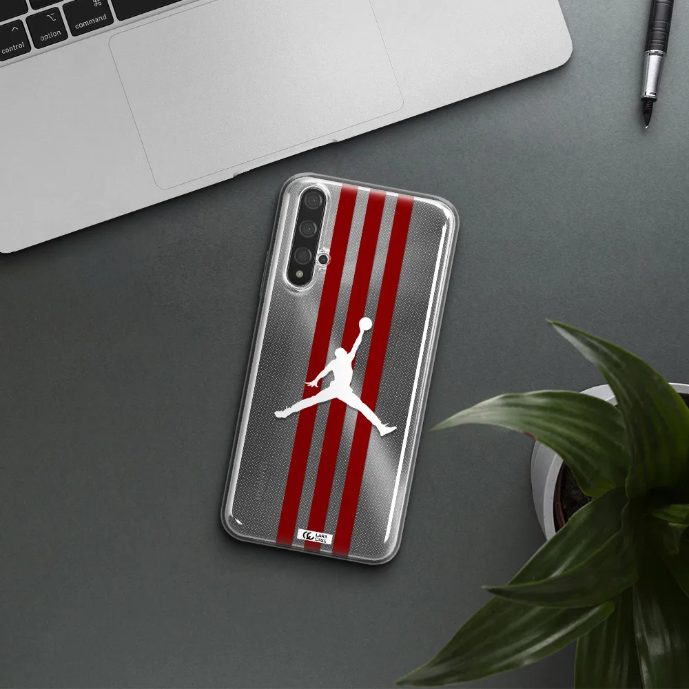Jordan Icon Huawei Nova 5t Clear TPU Case