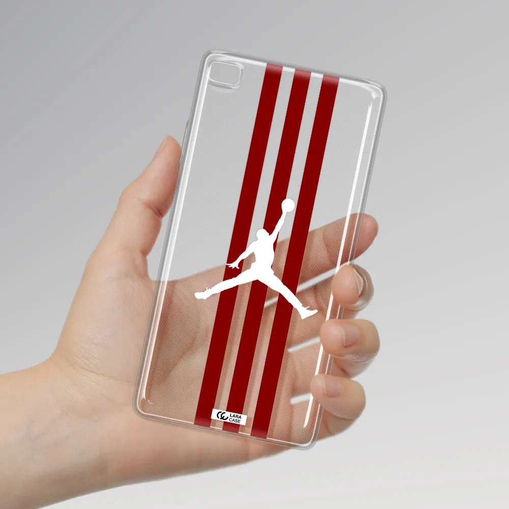 Jordan Icon Huawei P8 Clear TPU Case