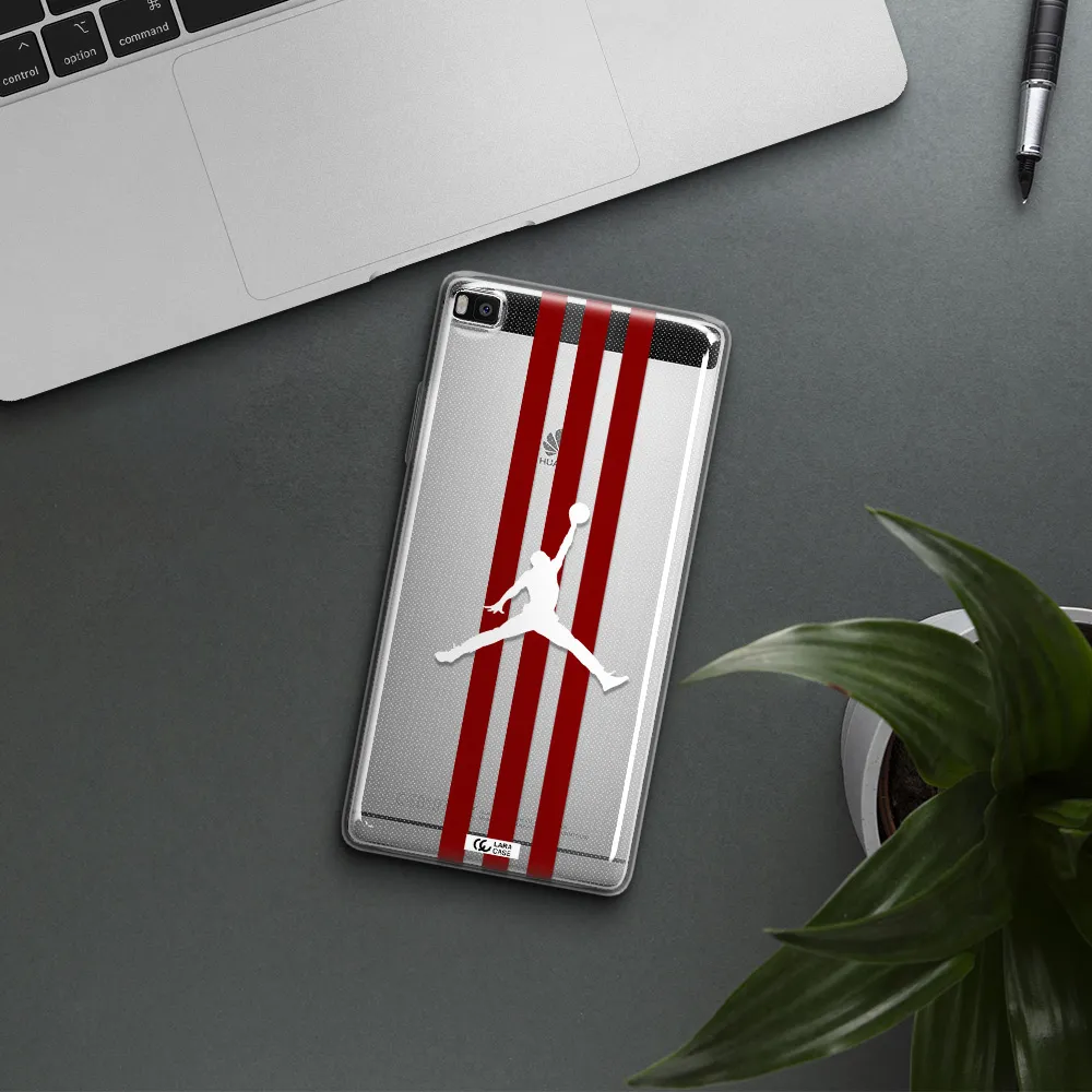 Jordan Icon Huawei P8 Clear TPU Case