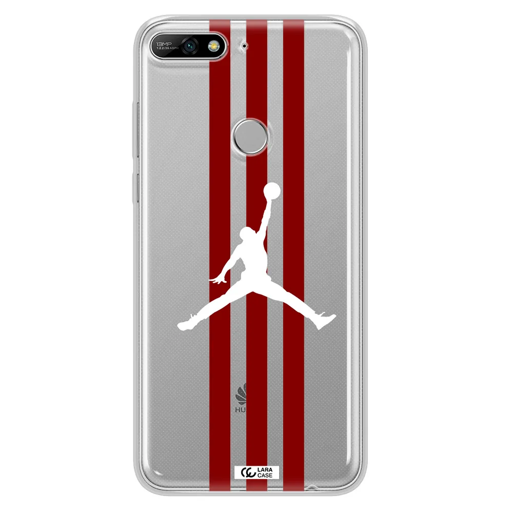 Jordan Icon Huawei Y7 2018 Clear TPU Case