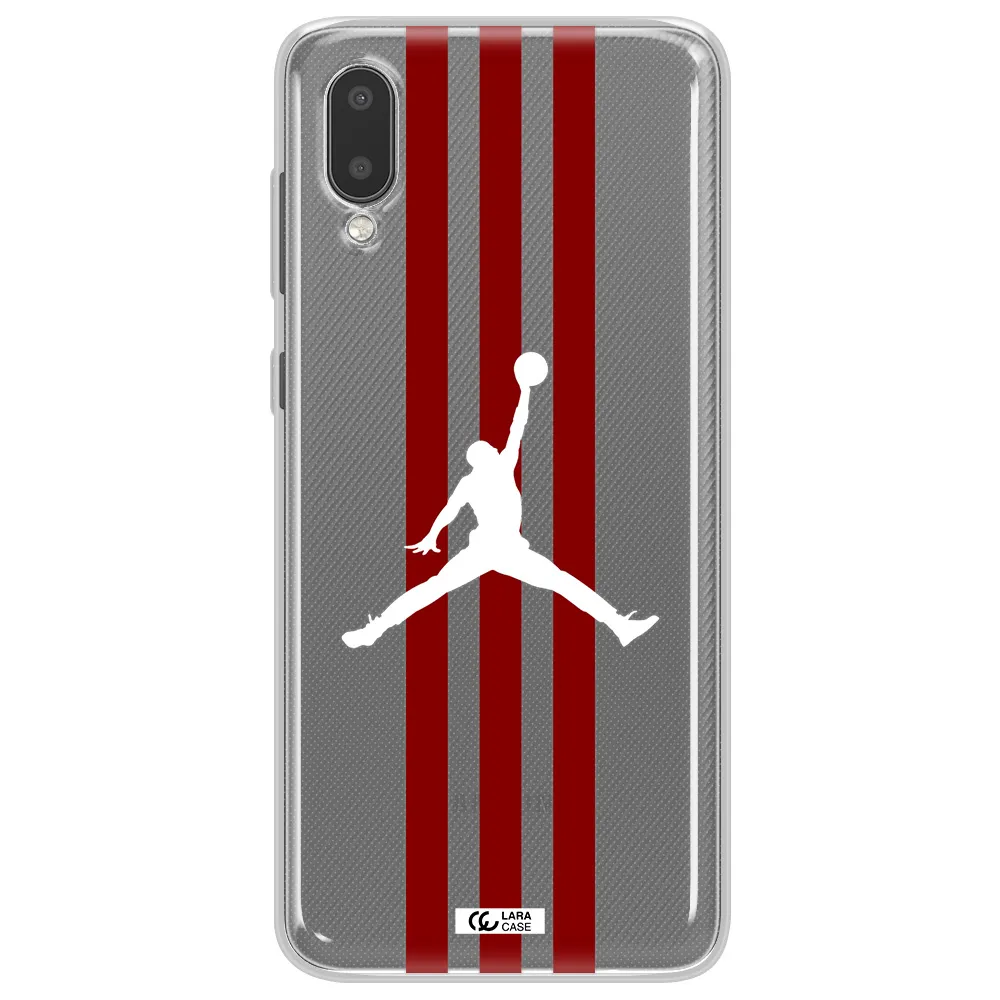 Jordan Icon Samsung A02 Clear TPU Case