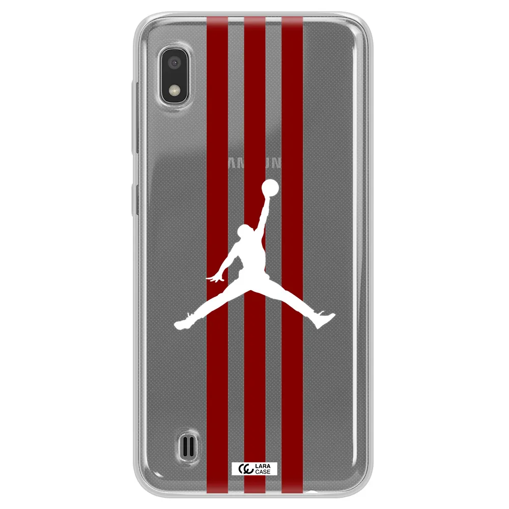 Jordan Icon Samsung A10 Clear TPU Case