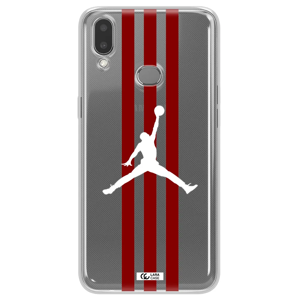Jordan Icon Samsung A10S Clear TPU Case